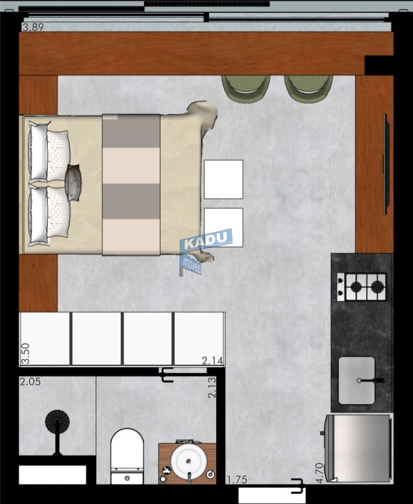 STUDIOS NO BAIRRO CABRAL - EXCELENTE INVESTIMENTOUNIDADES COM 20,85M2 A 32,38M2 - ENTREGA 11/2026