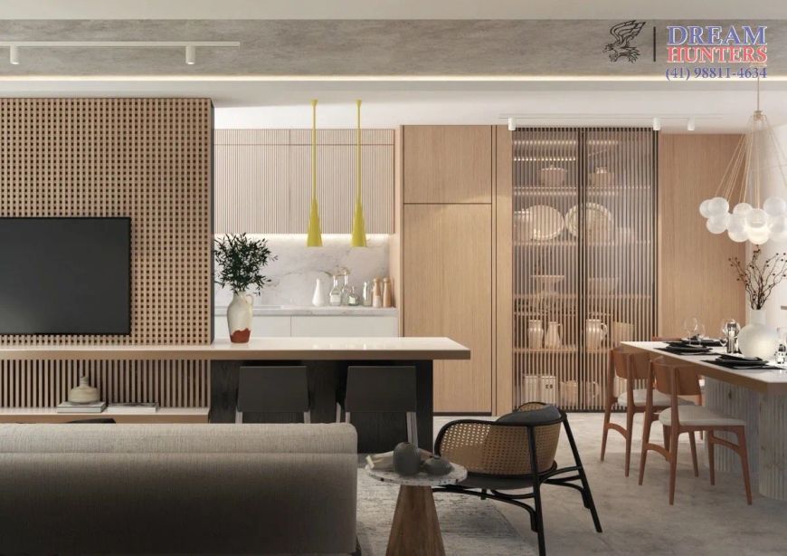 Apartamento de 94.48m² no bairro Bacacheri, com 3 quartos (1 suíte), 2 banheiros e 1 vaga de garagem