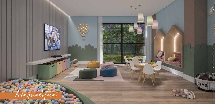 Apartamento com 1 quarto, 34m², à venda em Curitiba, Bairro Alto