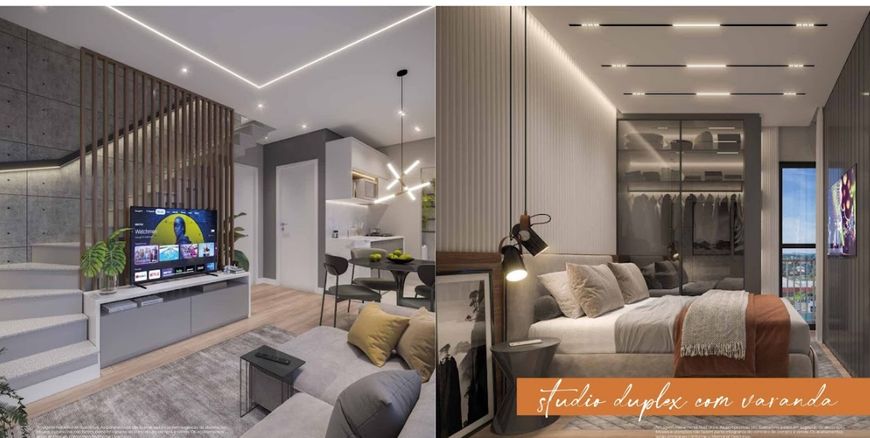 Apartamento com 1 quarto, 34m², à venda em Curitiba, Bairro Alto
