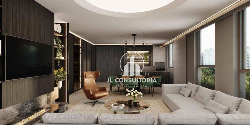 Apartamento Duplex com 4 dormitórios à venda, 245 m² por R$ 4.402.100,00 - Cabral - Curitiba/PR
