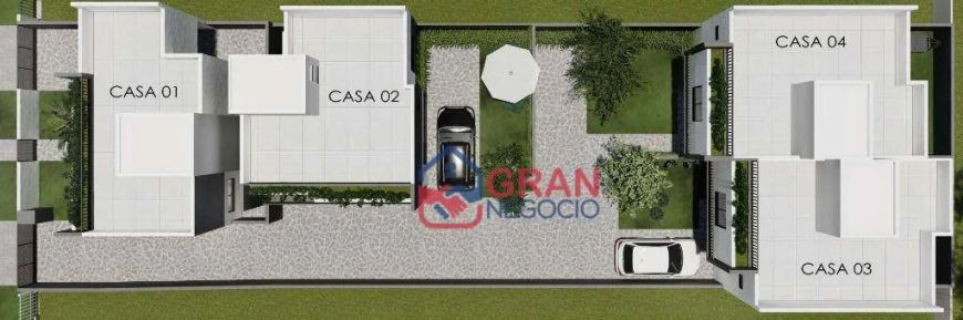 Sobrado em Condomínio no Bairro Xaxim - 3 Quartos, Ático e Terraço Espaçoso