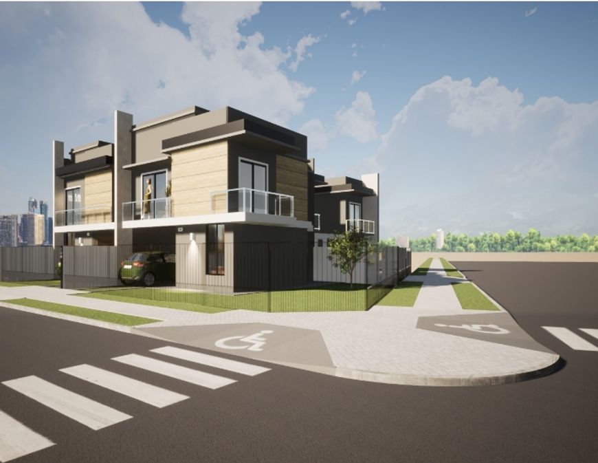 Sobrado à venda em Curitiba, Cidade Industrial, com 2 quartos, 67m²