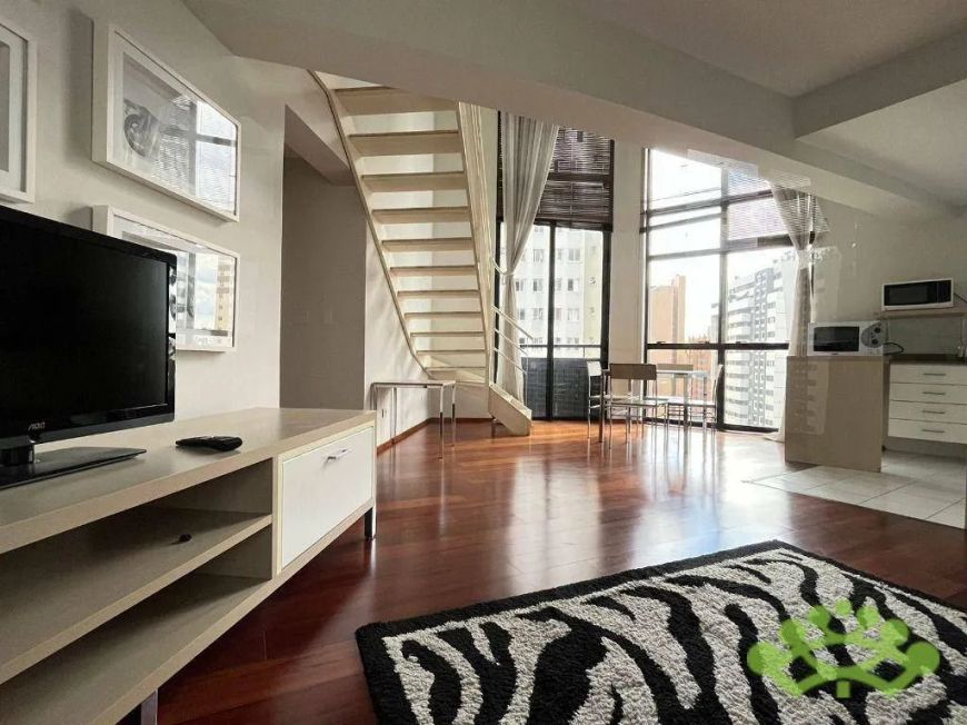 Loft com 1 quarto para alugar, 90 m² por R$ 3.300/mês - Bigorrilho - Curitiba/PR