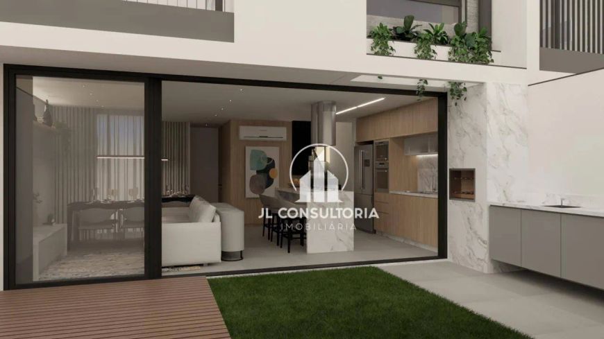 Sobrado com 3 dormitórios à venda, 101 m² por R$ 999.000 - São Braz - Curitiba/PR