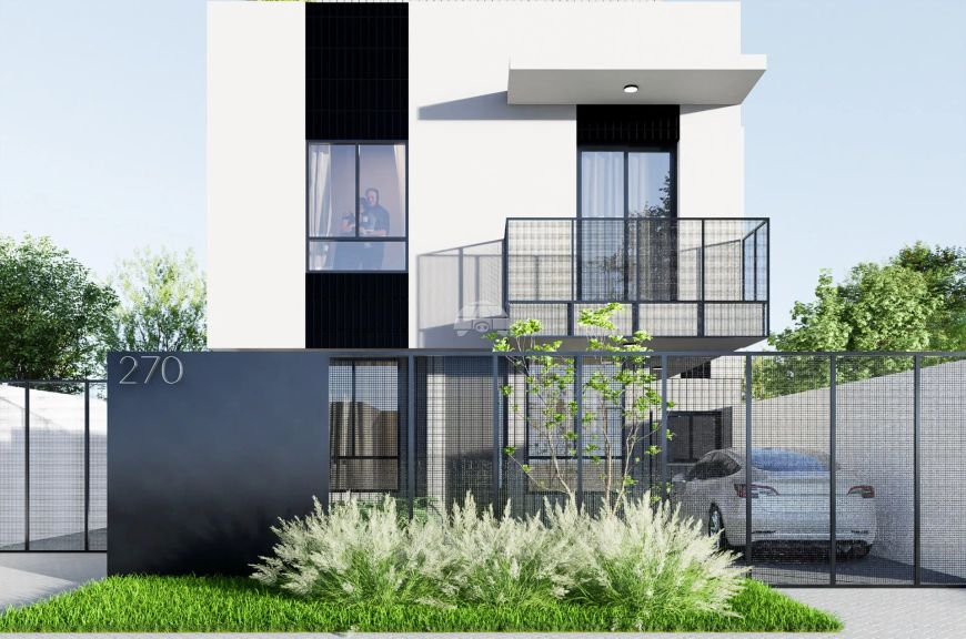 Sobrado para venda tem 170 metros quadrados com 3 quartos em Orleans - Curitiba - PR