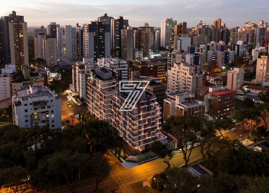 Cobertura alto padrão com 396 metros quadrados e 4 quartos no bairro Bigorrilho - Curitiba - PR