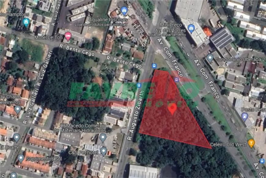 Área à venda por R$ 6000000.00, 6035.00 m2 - UBERABA - CURITIBA/PR