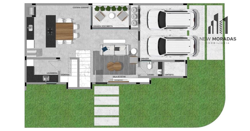 Boulevard - Sobrado 4 dormitórios à venda, 250 m² - Santa Cândida.