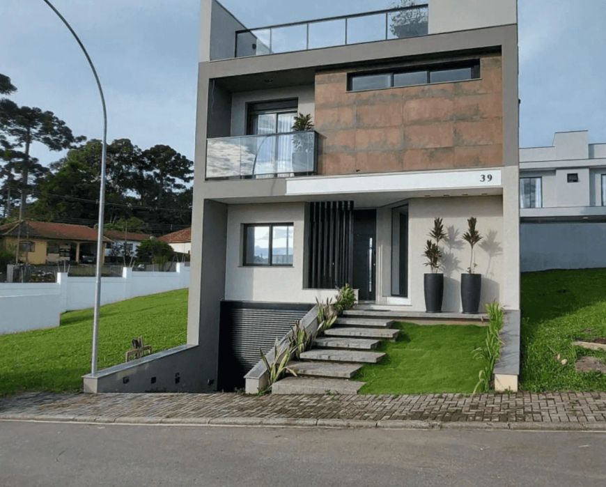 Santa Cândida, Cond. Boulevard Boa Vista, Casa com Elevador, 4 Quartos, 3 Suítes, 4 Vagas, Mobilia