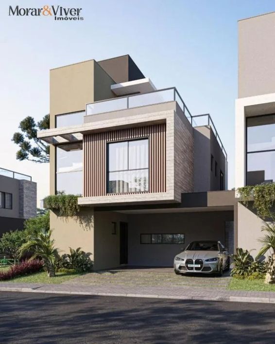 Casa para Venda em Curitiba, Bacacheri, 3 dormitórios, 3 suítes, 4 banheiros, 2 vagas