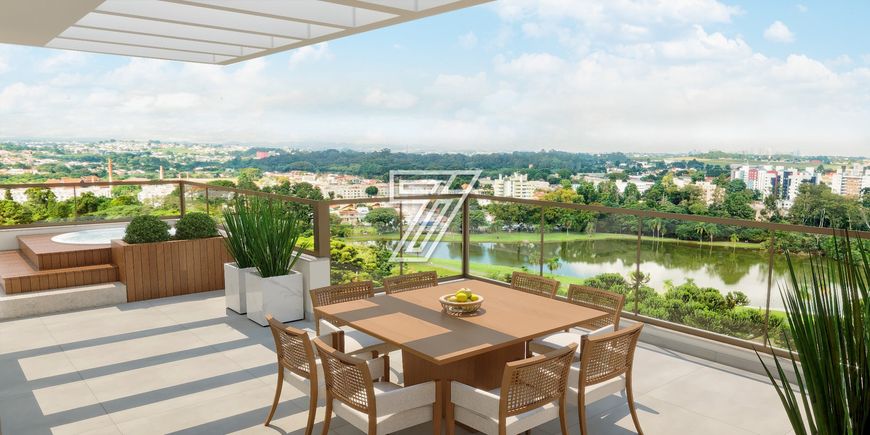 Cobertura à venda 212 m 3 quartos em Bacacheri - Curitiba - PR