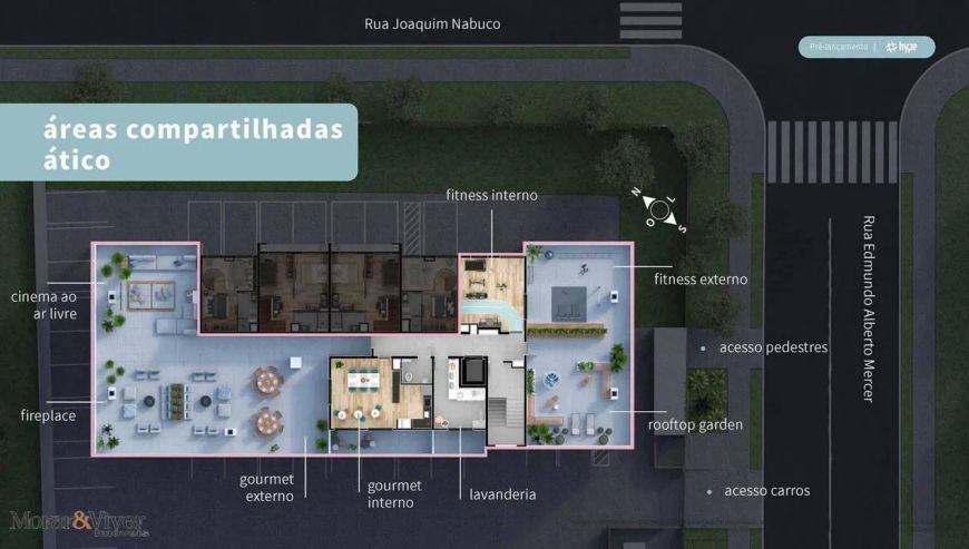 Studio para Venda em Curitiba, Tingui, 2 dormitórios, 1 suíte, 2 banheiros, 1 vaga