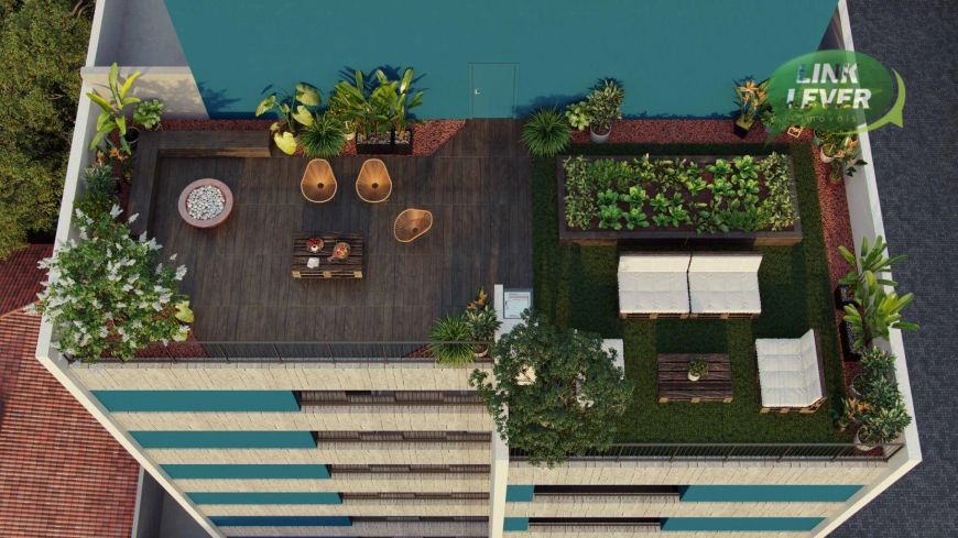 Apartamento com 1 dormitório à venda, 25 m² por R$ 575.420,00 - Bacacheri - Curitiba/PR