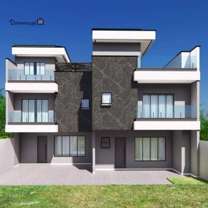 Sobrado com 3 dormitórios à venda, 136 m² por R$ 989.000,00 - Água Verde - Curitiba/PR