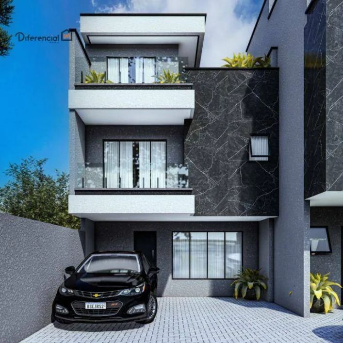 Sobrado com 3 dormitórios à venda, 136 m² por R$ 989.000,00 - Água Verde - Curitiba/PR