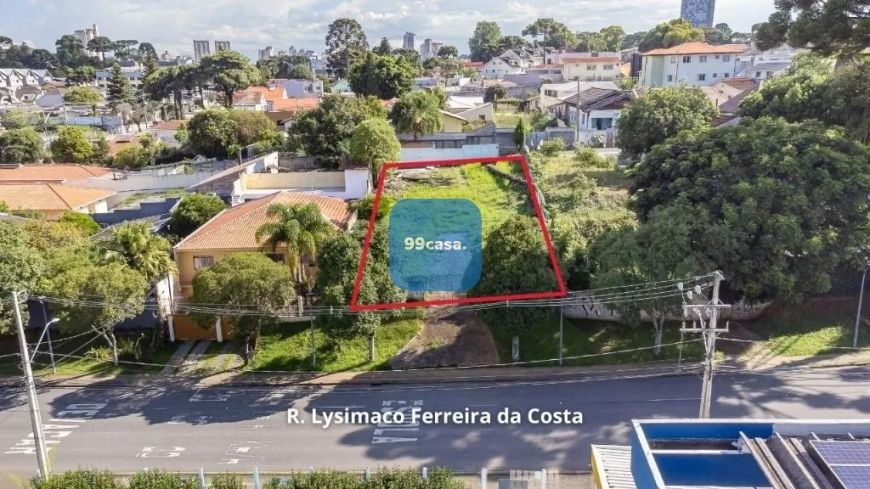Terreno para alugar, 520 m - Centro Cívico - Curitiba PR