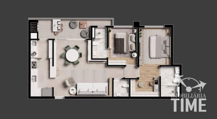 Apartamento com 2 dormitórios à venda, 96 m² por R$ 1.110.000,00 - Vila Izabel - Curitiba/PR