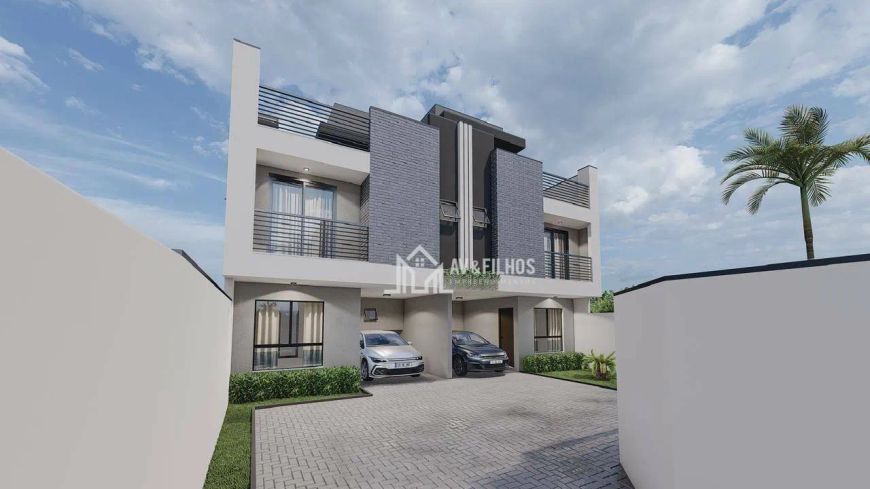 Sobrado com 3 dormitórios à venda, 127 m² por R$ 699.000,00 - Uberaba - Curitiba/PR