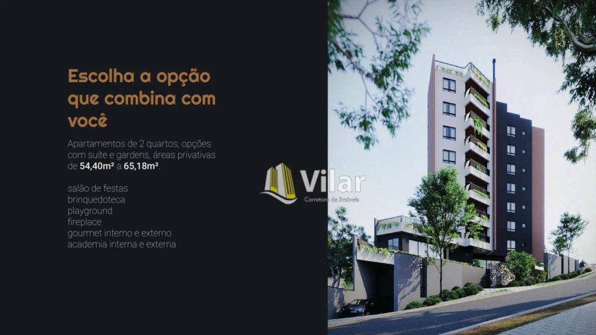 Apartamento com 2 dormitórios à venda, 54 m² por R$ 465.588 - Tingui - Curitiba/PR