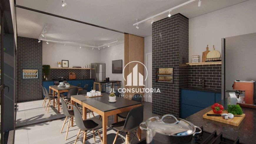 Apartamento com 2 dormitórios à venda, 57 m² por R$ 575.420,00 - Bacacheri - Curitiba/PR