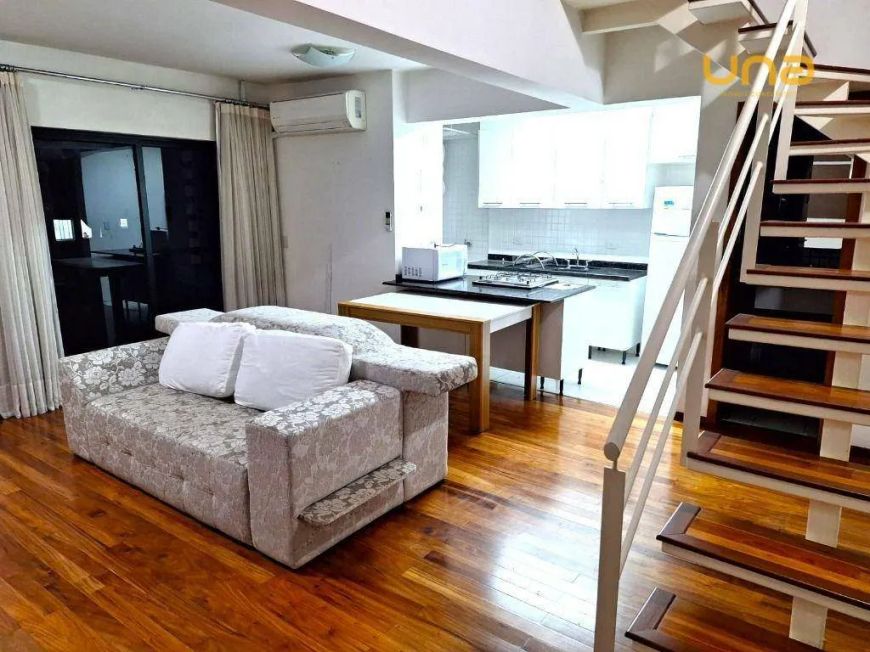 Loft com 1 dormitório para alugar, 82 m² por R$ 5.220,00/mês - Bigorrilho - Curitiba/PR