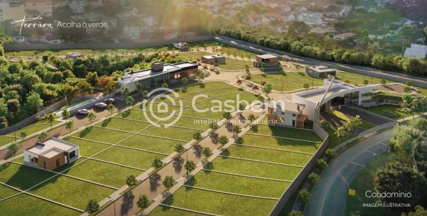 Terreno no Condomínio Paysage Terrara com 160m² pronto para construir