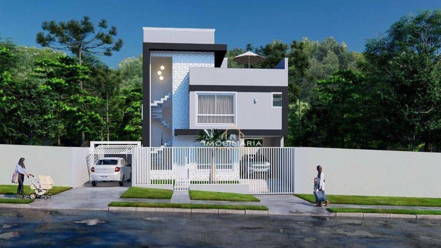 Sobrado com 3 dormitórios à venda, 120 m² por R$ 699.000,00 - Uberaba - Curitiba/PR