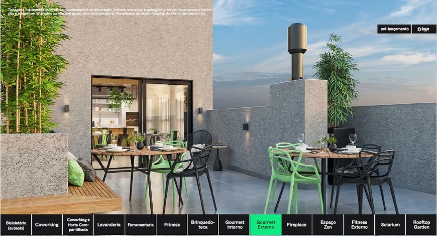 Glow City Habitat Studio 28m² no Novo Mundo