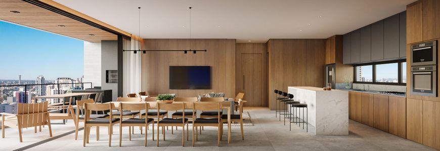 Apartamento com 2 a 3 Suítes em Bigorrilho - Curitiba - PR