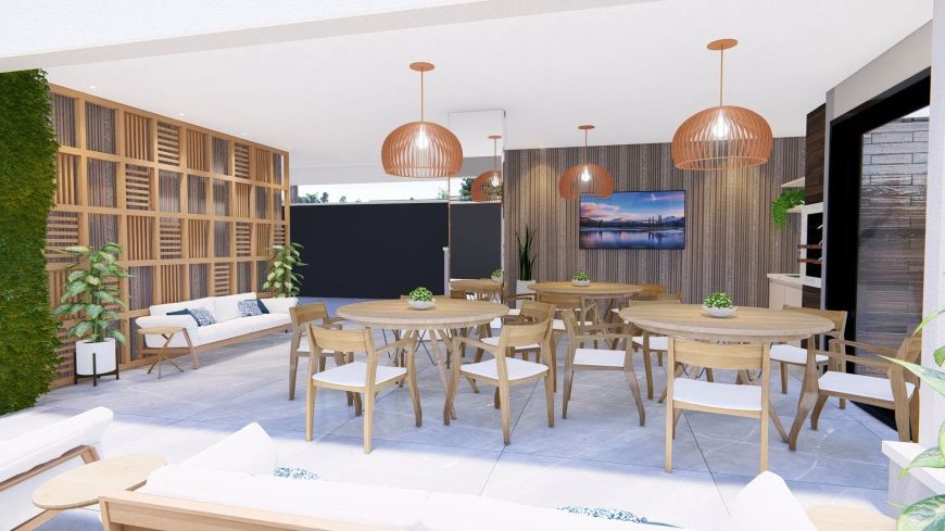 Apartamento à venda no Condomínio Residencial Ravena em Curitiba-PR, bairro Hauer: 1 quarto, 1 sala,