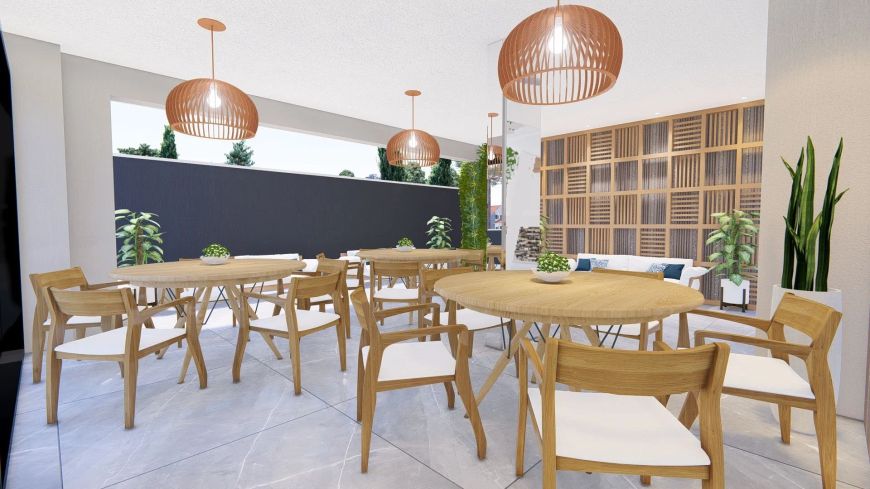 Apartamento à venda no Condomínio Residencial Ravena em Curitiba-PR, bairro Hauer: 1 quarto, 1 sala,