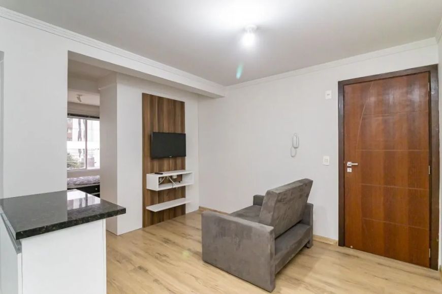 Apartamento com 1 dormitório para alugar, 46 m² por R$ 2.633,23/mês - Centro - Curitiba/PR