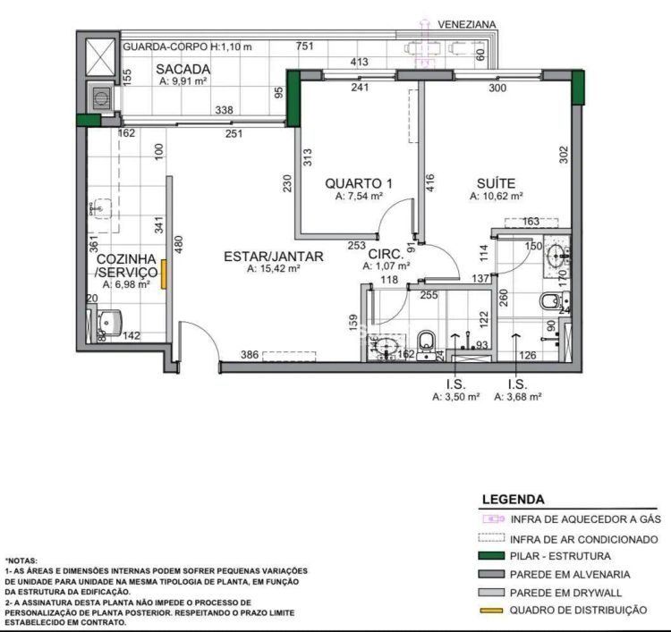 Revenda Exclusiva | 68m² | 2Q com Suíte | 1 Vaga | Face Norte | 6º Andar | Bigorrilho | Entrega Nov/