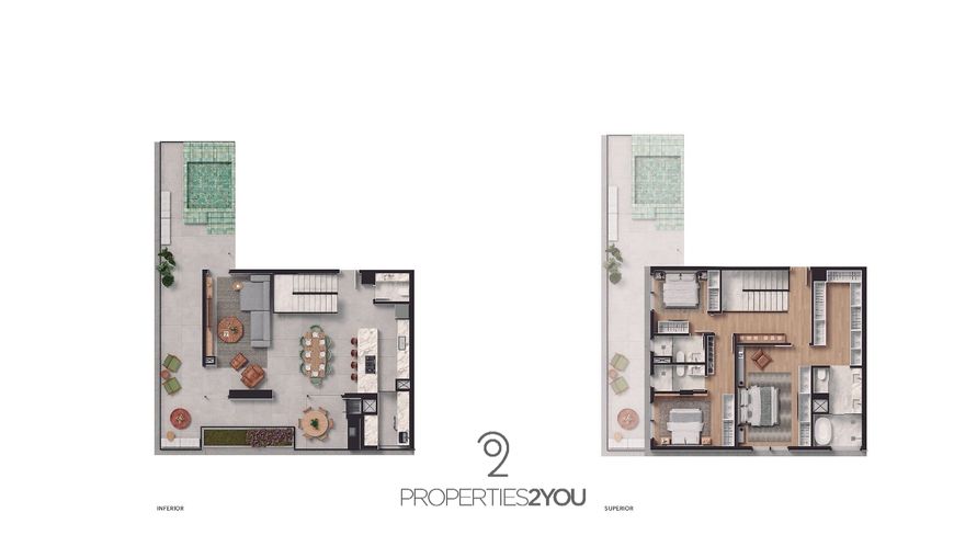 Apartamento com 3 dormitórios à venda por R$ 4.029.000,00 no bairro Cabral - CURITIBA / PR