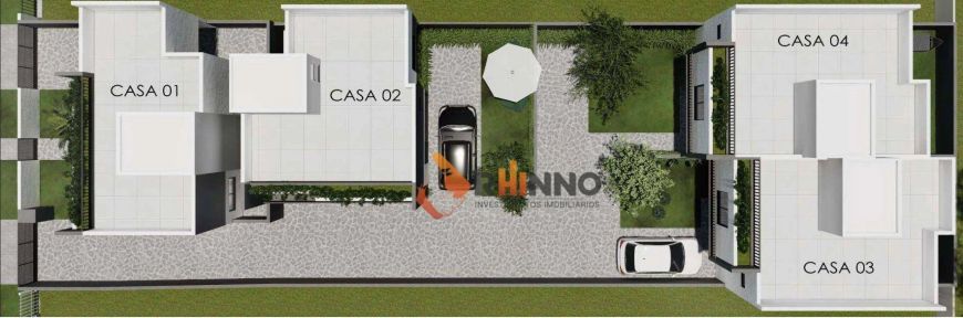 Casa em condomínio com 3 quartos, 1 suíte, 140m² no bairro Xaxim