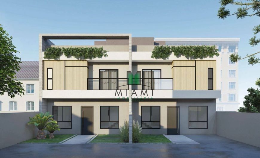 Sobrado Interno com 3 dormitórios à venda, 145 m² por R$ 652.000 - Xaxim - Curitiba/PR