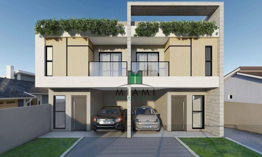 Sobrado Interno com 3 dormitórios à venda, 145 m² por R$ 652.000 - Xaxim - Curitiba/PR