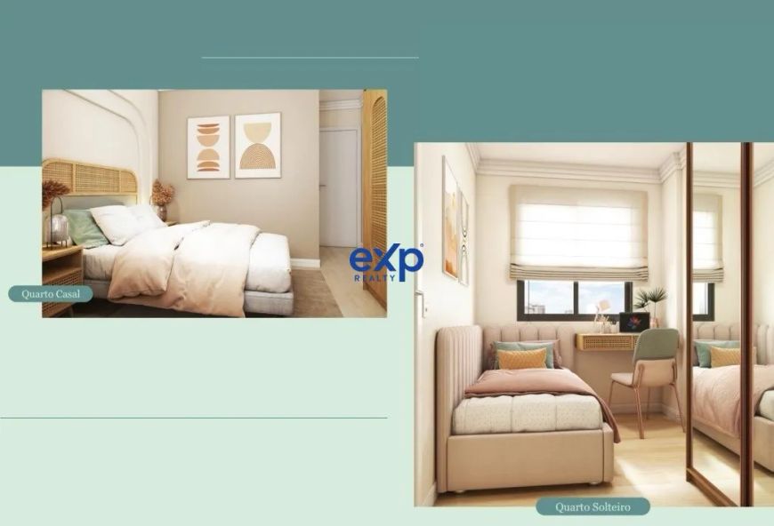 Apartamentos para venda no bairro Pinheirinho com unidades a partir de 48,05 m².