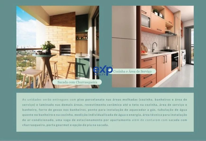 Apartamentos para venda no bairro Pinheirinho com unidades a partir de 48,05 m².