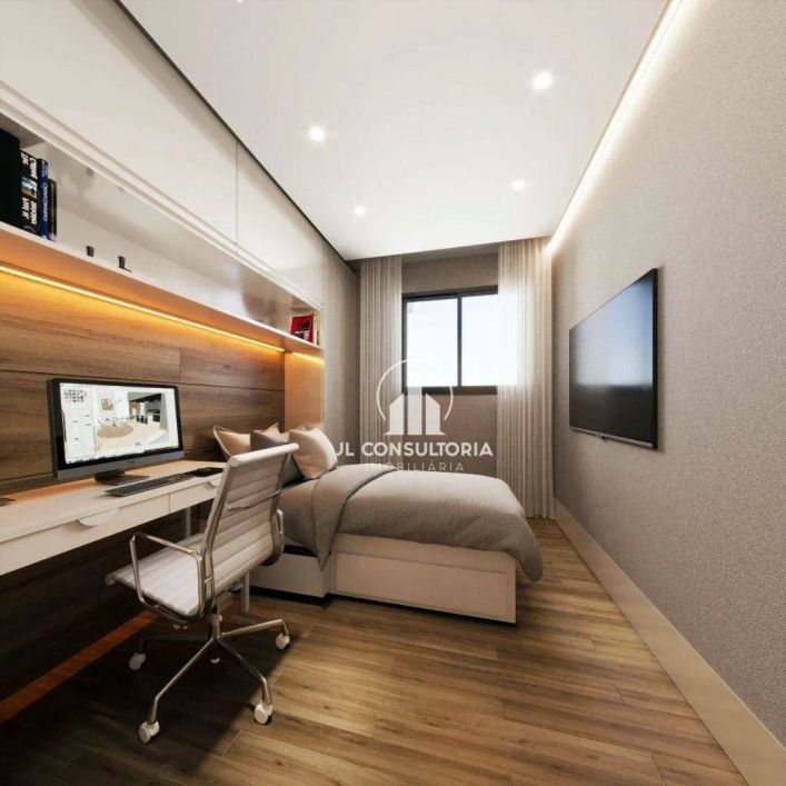 Apartamento Garden com 2 dormitórios à venda, 59 m² por R$ 402.600,00 - Lindóia - Curitiba/PR