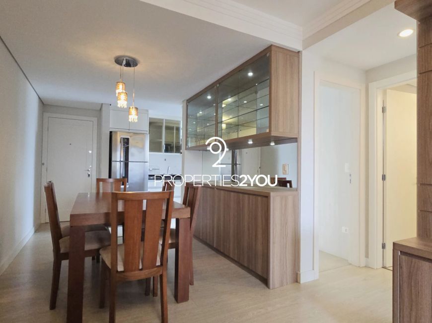Apartamento garden suspenso Mobiliado andar alto face Oeste 2 quartos no Bigorrilho em Curitiba