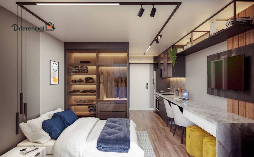 Studio com 1 dormitório à venda, 29 m² por R$ 533.442,85 - Batel - Curitiba/PR