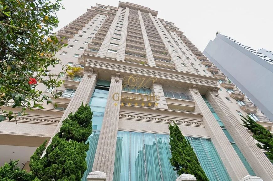 Batel Apto Desocupado, Ed. Maison Classique, Mobiliado e Decorado 308,49m², sendo 189m² privativos,