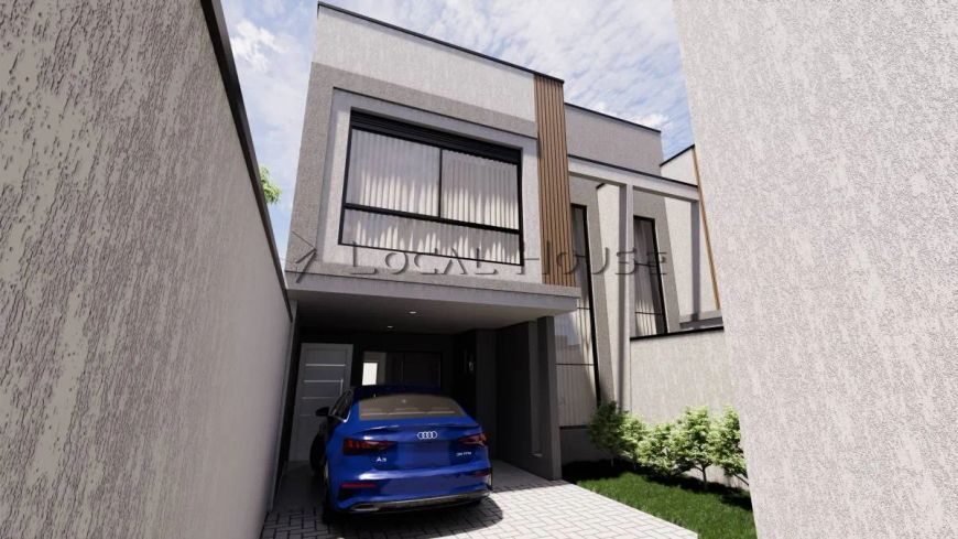 Sobrado à venda em Curitiba, Uberaba, com 3 quartos, 116,46m²