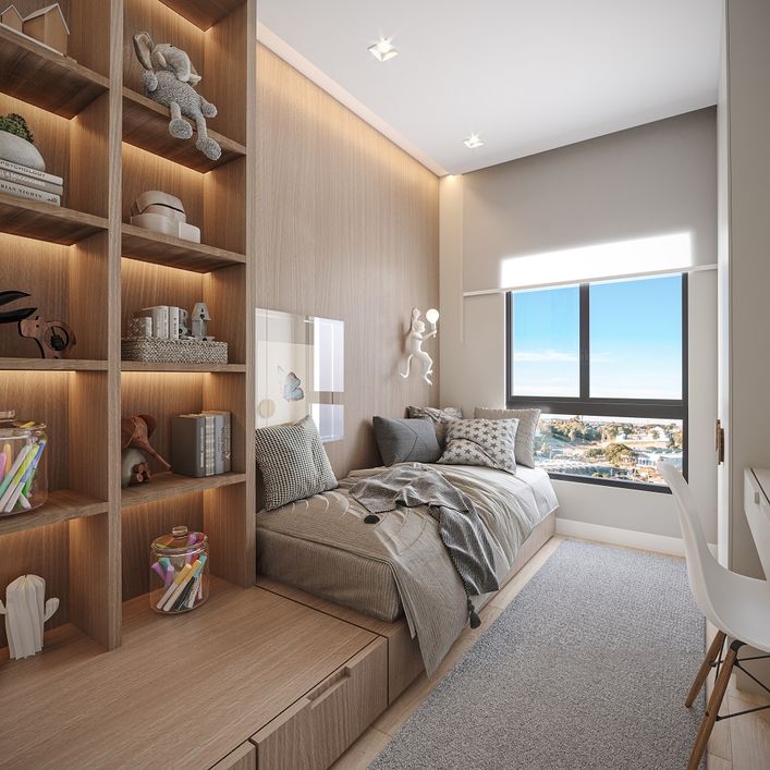 Verttice - Apartamento 57 M², 2 Quartos, 1 Suíte, Churrasqueira na Sacada