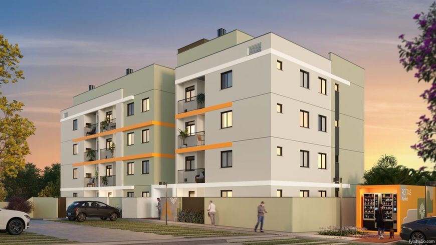 Apartamento com 2 quartos à venda por R$ 397659.00, 53.30 m2 - HAUER - CURITIBA/PR