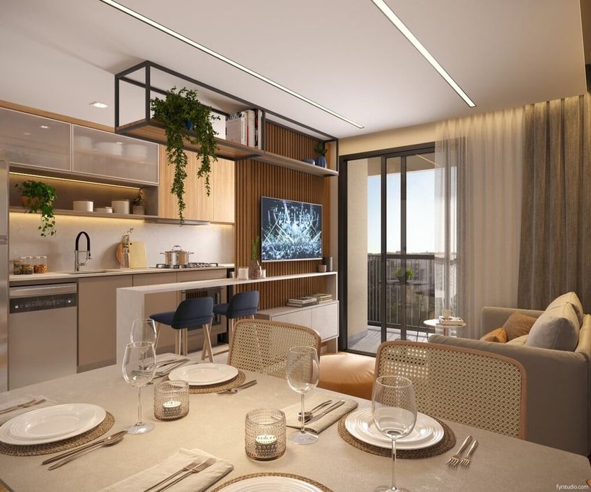 Apartamento com 2 quartos à venda por R$ 397659.00, 53.30 m2 - HAUER - CURITIBA/PR