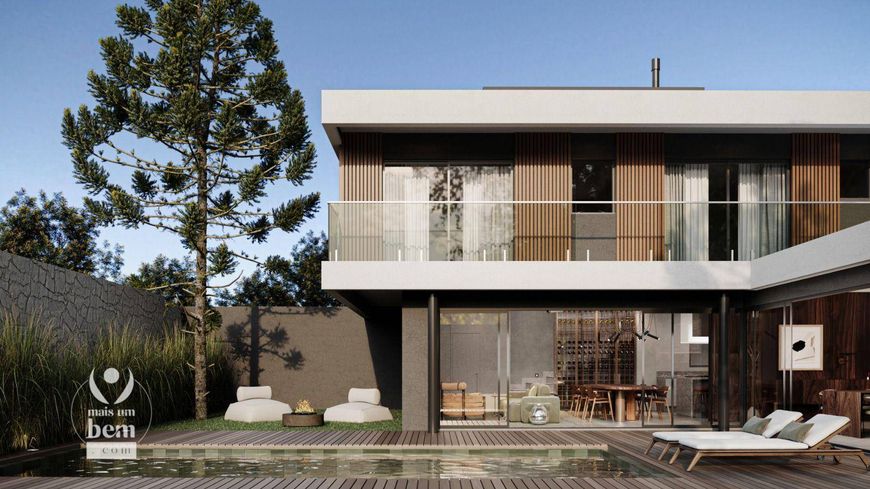 Casa nova com 267m², quintal gourmet, 4 quartos (2 suítes) à venda por R$ 3.068.000 - Santo Inácio -