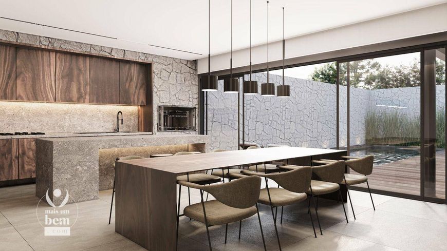 Casa nova com 267m², quintal gourmet, 4 quartos (2 suítes) à venda por R$ 3.068.000 - Santo Inácio -